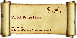 Vild Angelina névjegykártya